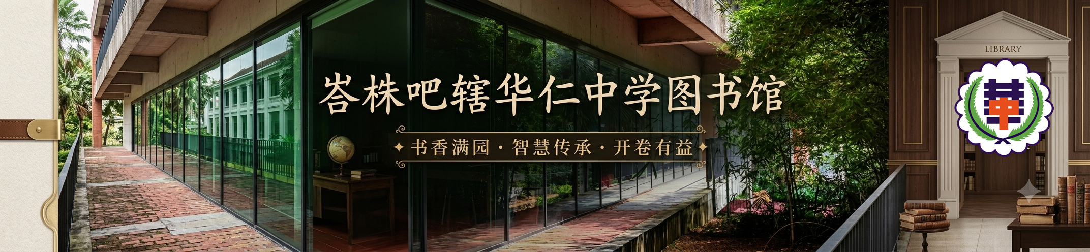 中镜楼图书馆标题